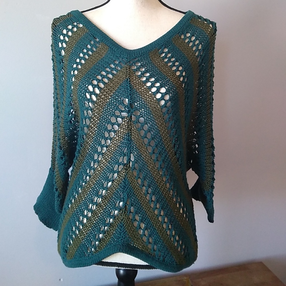 Anthropologie l Wooden Ships Open Knit Top
